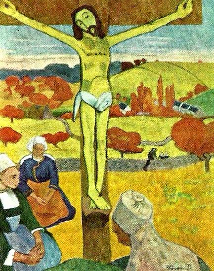 Paul Gauguin den gule kristus china oil painting image